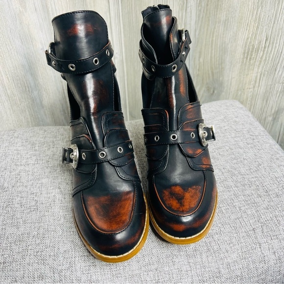 Jolimall Western Flair Ankle Booties - Picture 5 of 10